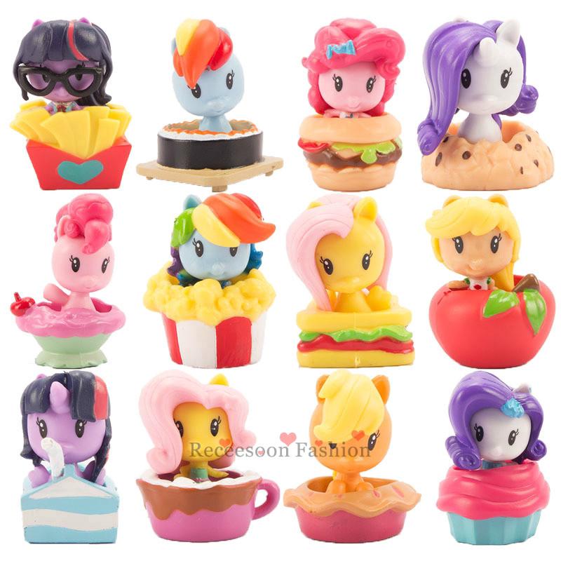 12 chiếc tượng đồ chơi My Little Pony bằng nhựa