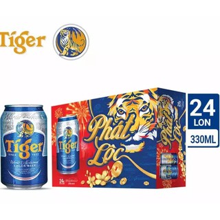 Thùng 24 lon bia Tiger 330ml