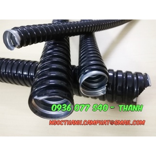 Ống ruột gà lõi thép bọc nhựa phi 3/4'' , 10m/cuộn