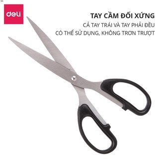 Kéo 210mm Deli, Đen/Đỏ - 1 chiếc - E6010