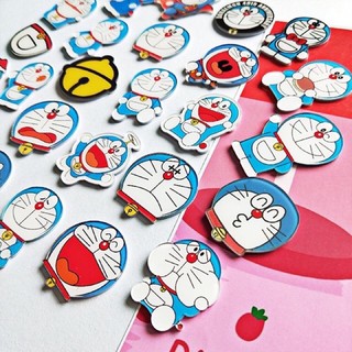 Stick Trang Trí Cặp Và Cài Áo Doremon