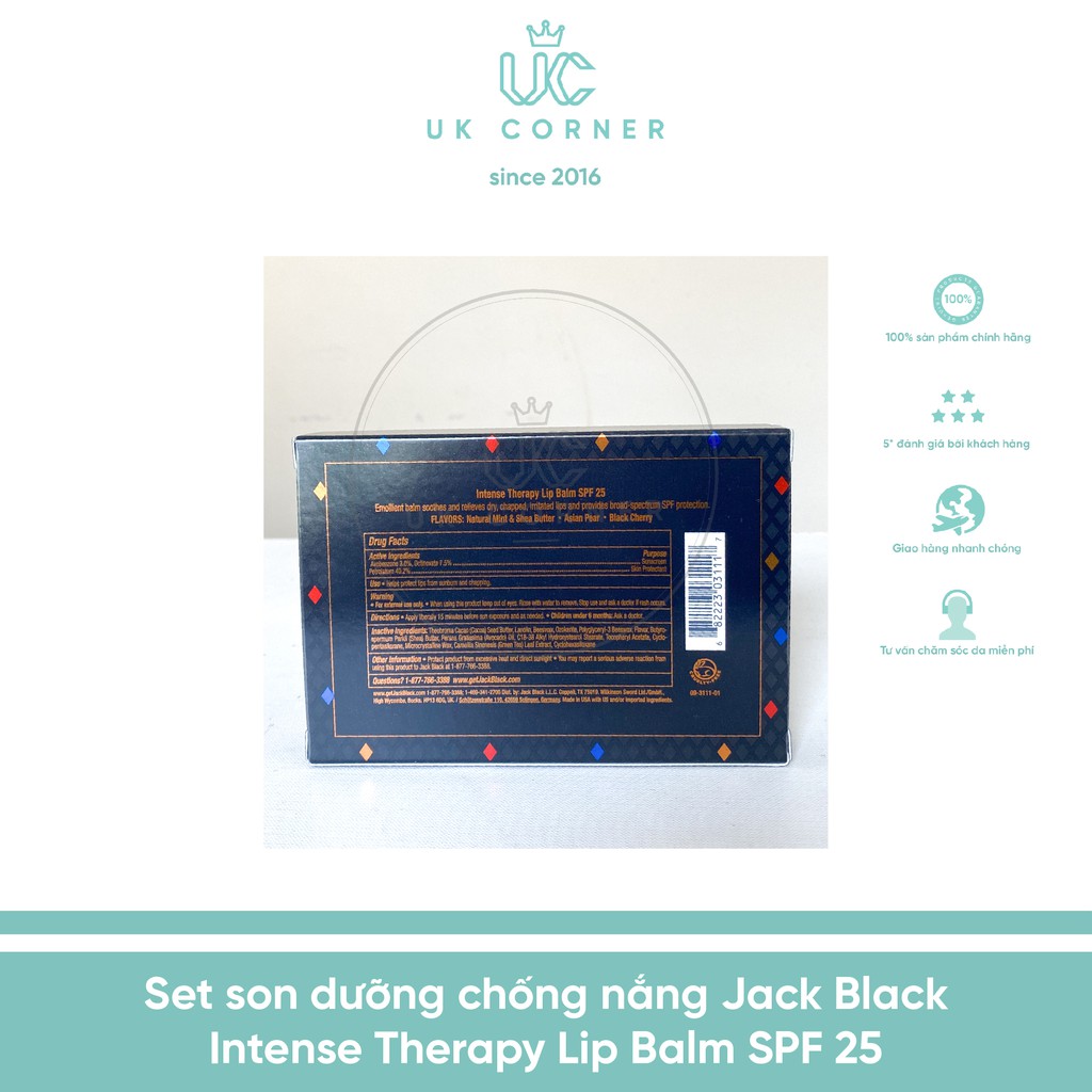 (Có sẵn) Son dưỡng chống nắng Jack Black - Ultrasun