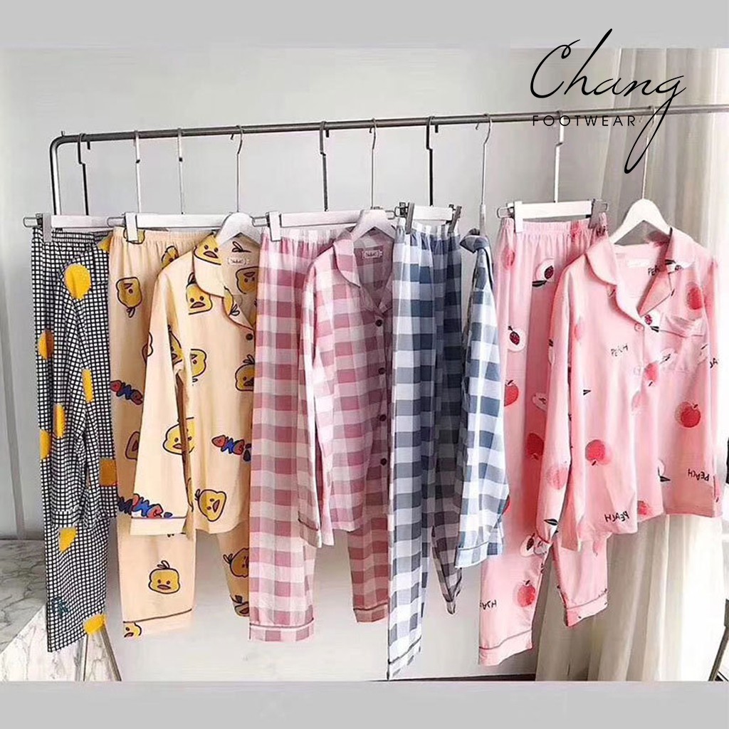 Bộ Ngủ Nữ Dài Tay | HÀNG MỚI VỀ | Bộ Pijama chất đẹp họa tiết SIÊU HOT ❤️ | BigBuy360 - bigbuy360.vn