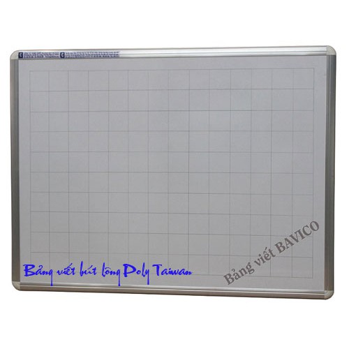 Bảng mica trắng viết bút lông KT 40 x 60cm. Giá: 153.000đ