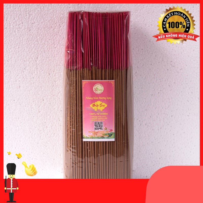 Nhang Trầm thơm cao cấp Búp Sen 38cm 1Kg - Trầm hương sạch tự nhiên