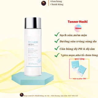 Toner |Toner Heshi Flower Rose-150ml Giúp da cân bằng, làm sạch sâu, dưỡng ẩm mạnh mẽ