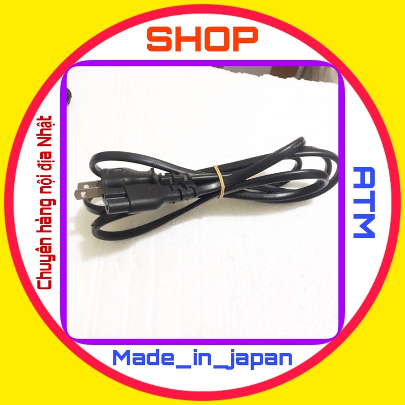 Cáp nguồn số 8 Nội địa Nhật 7A - 0,75mmx2 cực chất lượng( Shop made in japan )