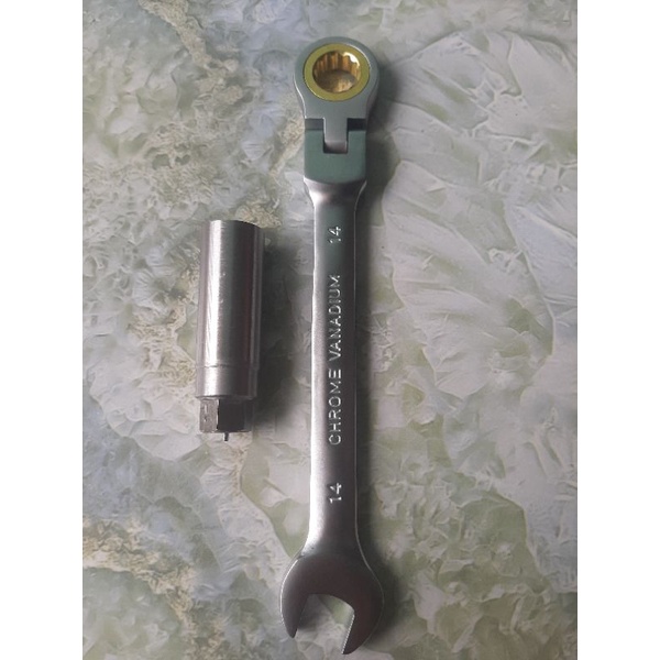 16mm tuýp mở bugi mở khẩu hoặc cle 14