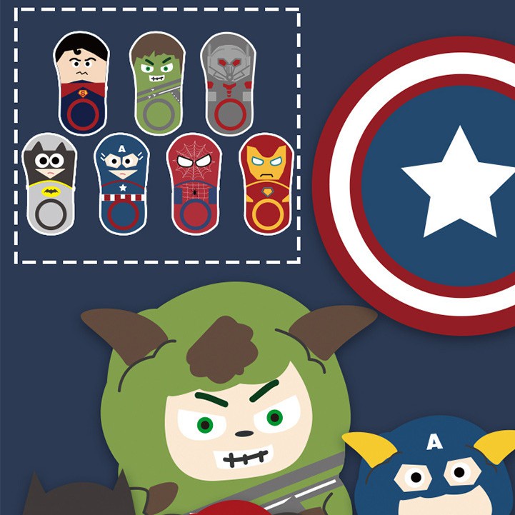 Vớ 100% Cotton Thoáng Khí In Họa Tiết Marvel Avengers Superman Dành Cho Trẻ Em 1-9 Tuổi