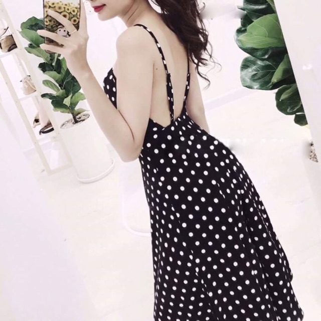 Maxi 2 dây có mút ngực, hàng xịn