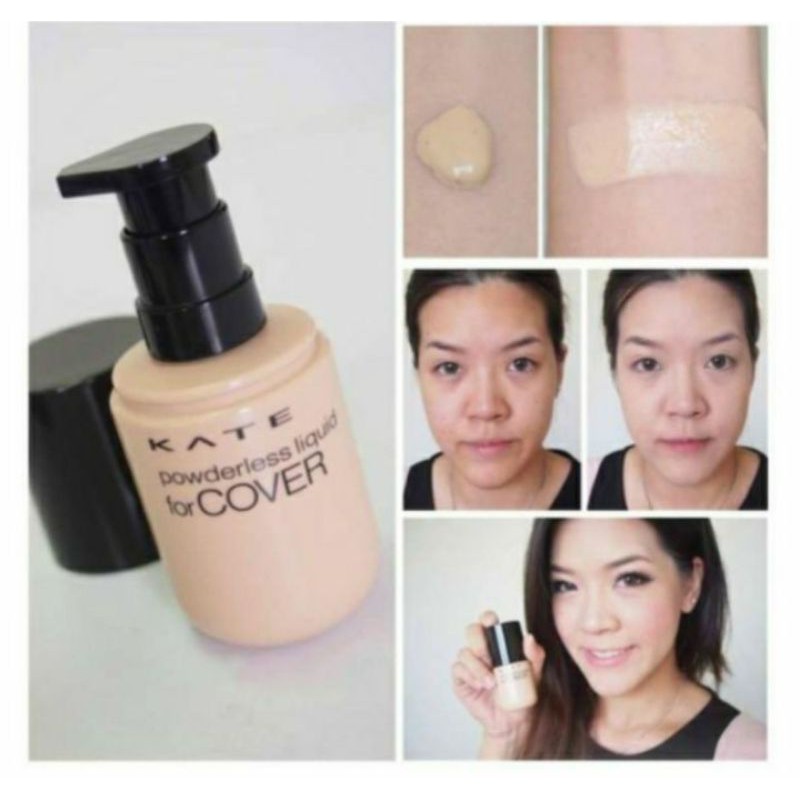 Kem nền che khuyết điểm Kate powderless liquid for covee