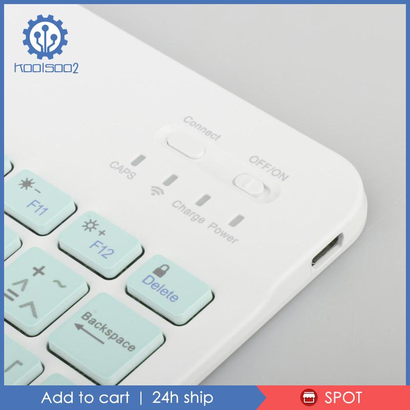 Bàn phím chơi game không dây Bluetooth 5.1 kích thước nhỏ gọn cho Windows iOS Android Laptop 2-8