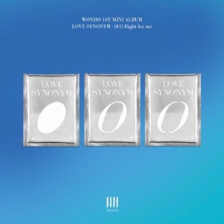 LOVE SYNONYM 1. Right for me - WONHO (Monsta X) (Đĩa Hàn Quốc)