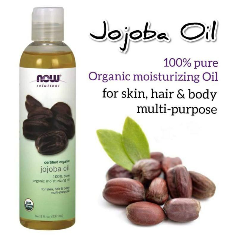 Dầu Now dưỡng ẩm da body, mượt tóc Organic Jojoba 118ml