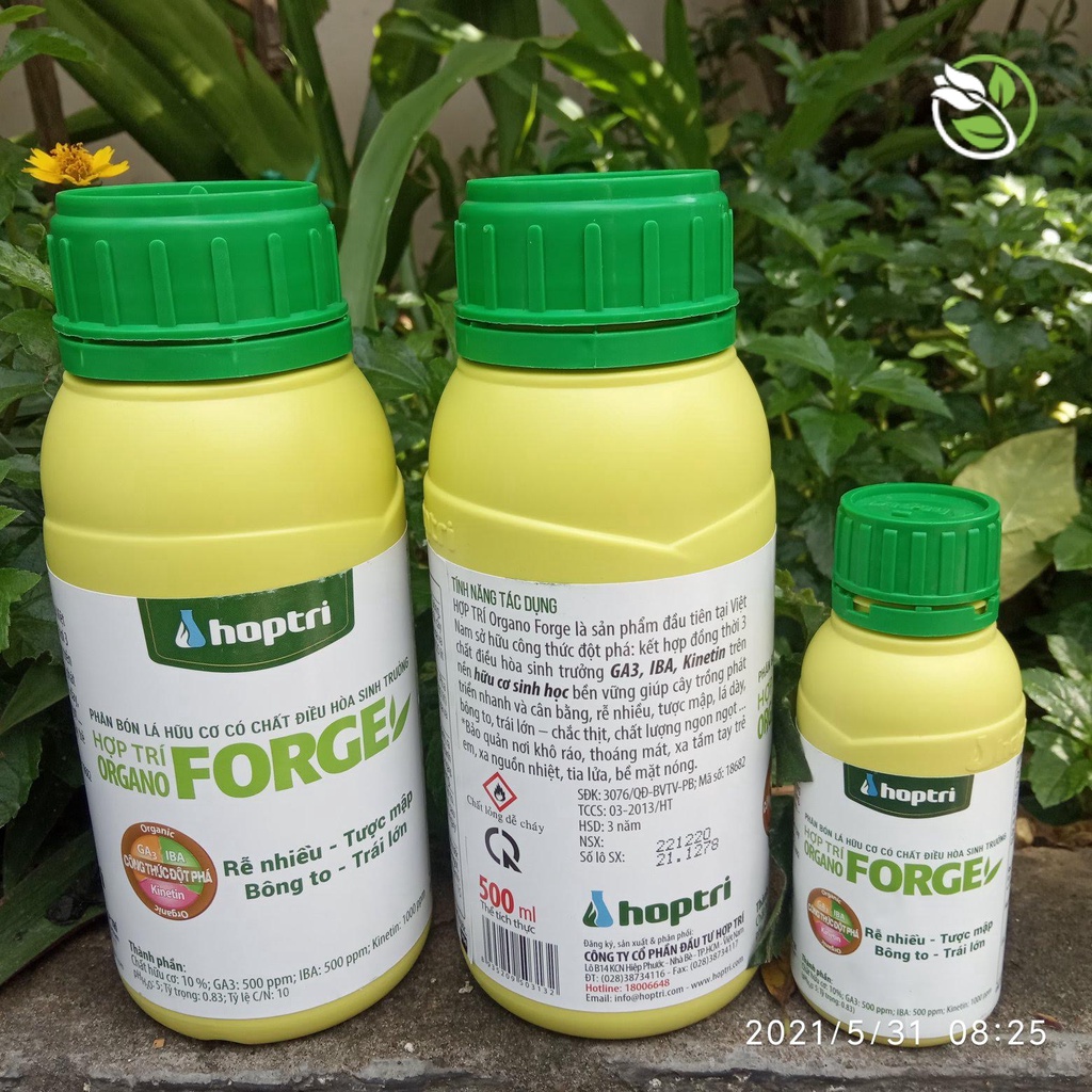 Phân Bón Hữu Cơ Điều Hòa Sinh Trưởng Organo Forge  -  Chai 250ml -500ml