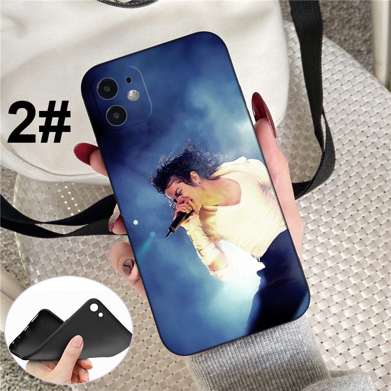 iPhone XR X Xs Max 7 8 6s 6 Plus 7+ 8+ 5 5s SE 2020 Soft Silicone Cover Phone Case Casing GR79 Michael Jackson