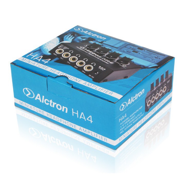 BỘ CHIA TAI NGHE 4 CỔNG MINI ALCTRON HA4 CHUYÊN DỤNG