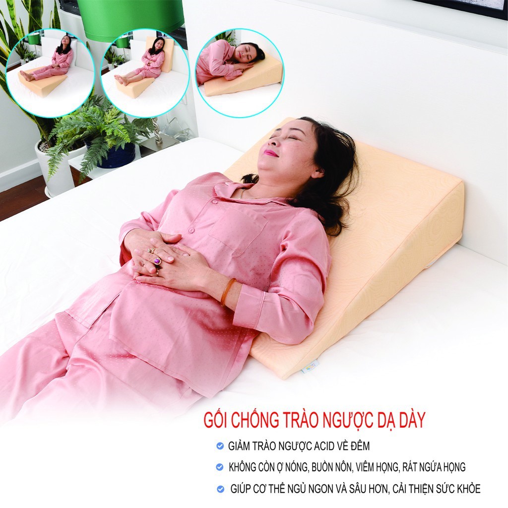 Gối chống trào ngược dạ dày người lớn Mã airu