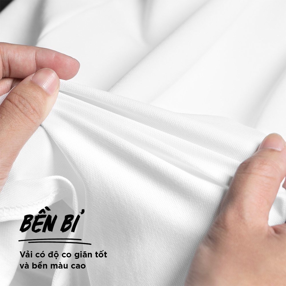 Áo polo nam phối cổ phong cách hàng quốc, áo thun nam chất vải cotton mềm mát mẫu mới 2022 - 1996BLUE