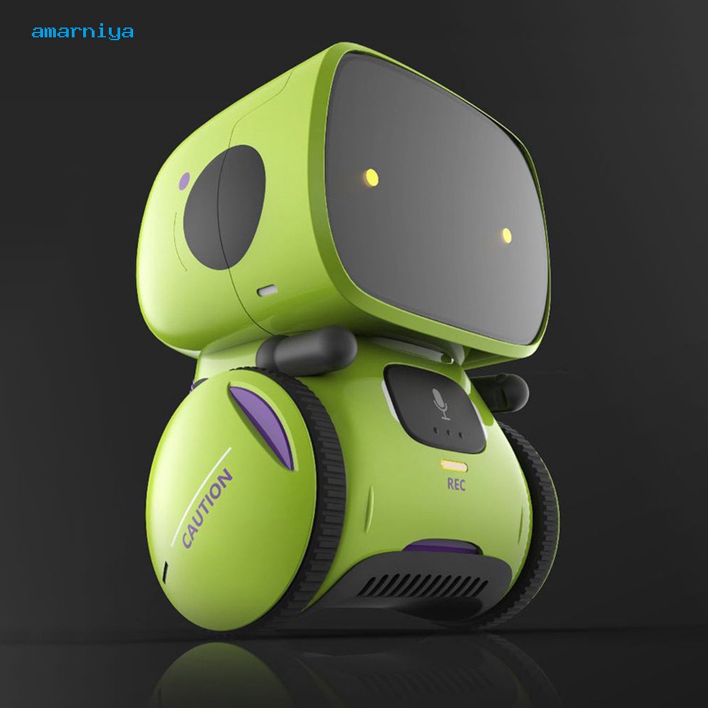 Robot đồ chơi thông minh có đèn LED điều khiển bằng giọng nói thân thiện với môi trường cho trẻ em