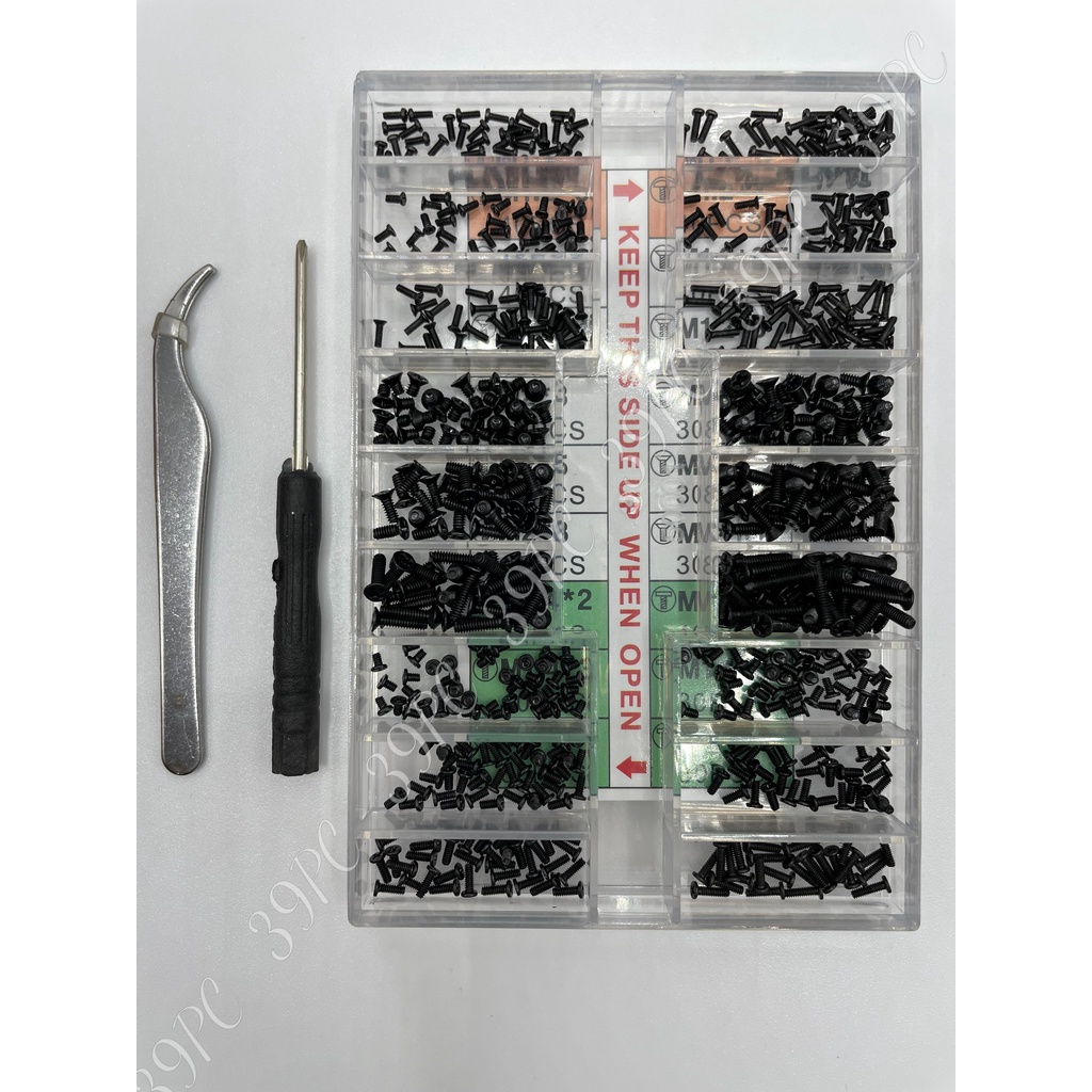 500pcs / 630pcs Ốc Bắt Sửa Chữa Điện Thoại, Máy Tính Bảng, Laptop, Máy Tính, Các Loại Máy Móc Nhỏ M1.2 M1.4 M2 M2.5 M3.0