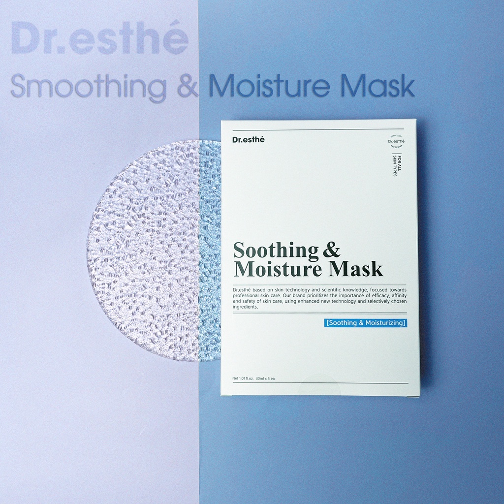 Dr.Esthé Soothing & Moisture Mask Mặt Nạ Cấp Ẩm Kháng Bụi Mịn Thanh Lọc Da