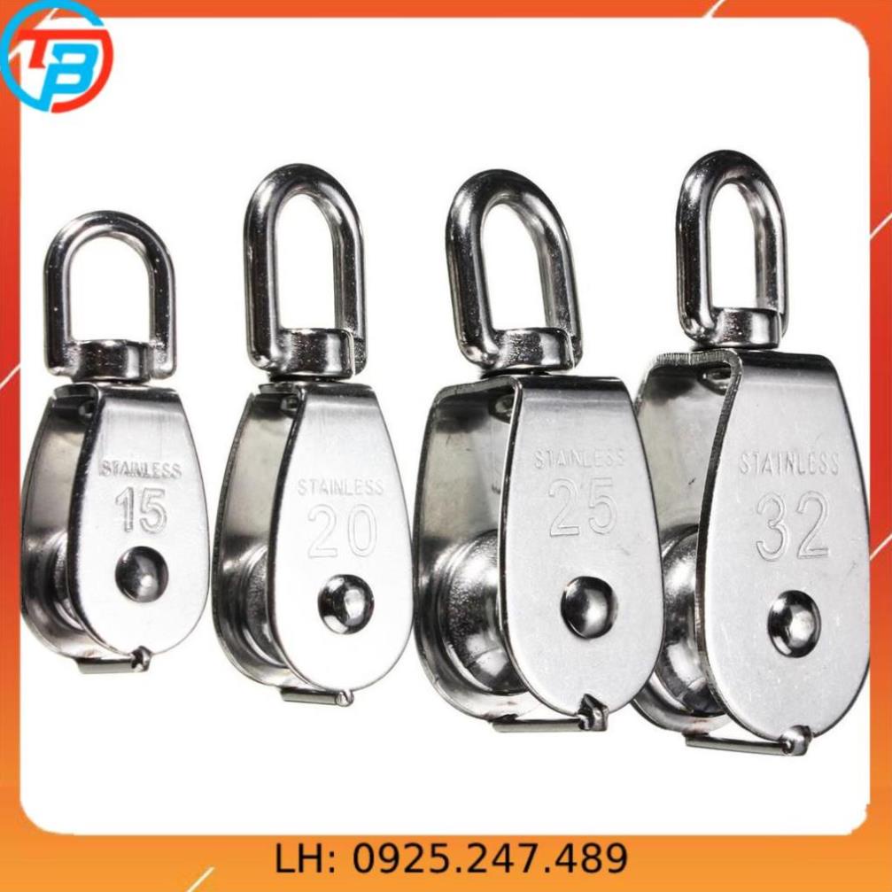 Ròng rọc INOX 304 số 15 CÁP THÉP Thái Bình VinàN