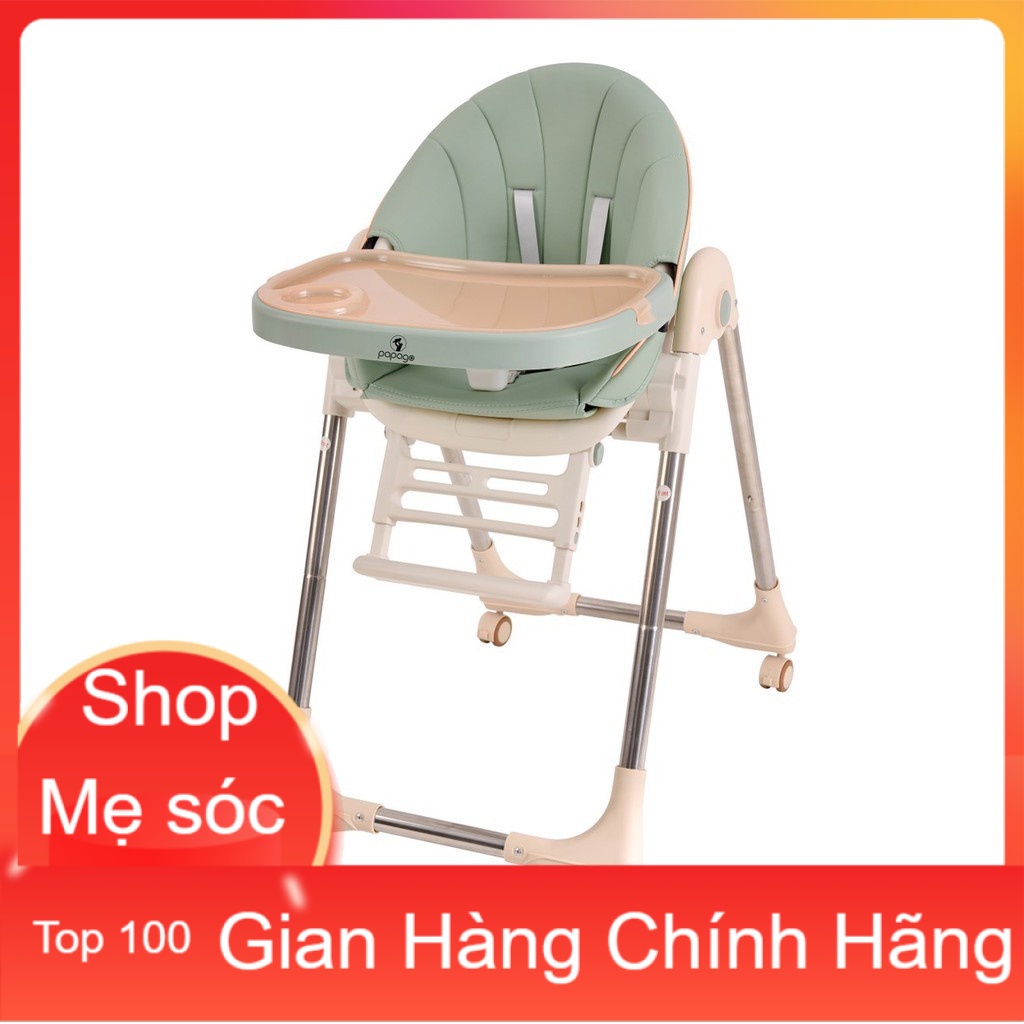 RẺ VÔ ĐỊCH - GHẾ ĂN DẶM PAPAGO CAO CẤP - CÓ ẢNH THẬT - TẶNG KÈM THÚ BÔNG CHO BÉ SIZE 30-50CM
