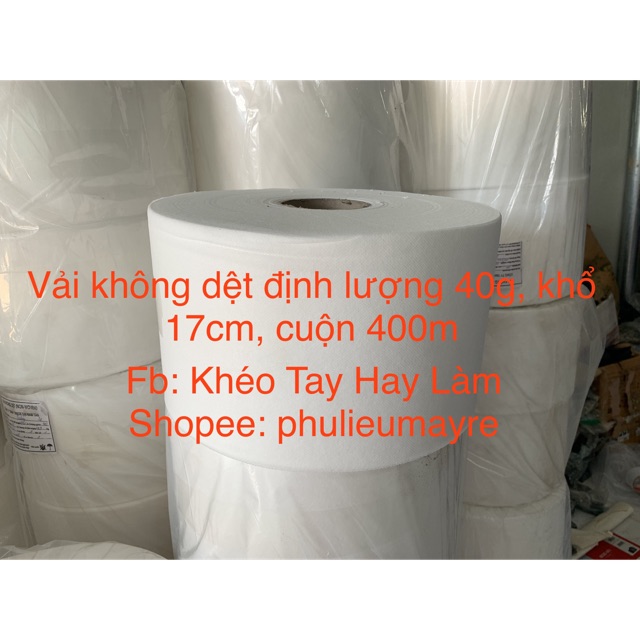 Combo 4 cuộn vải 1400m thun 400m nẹp