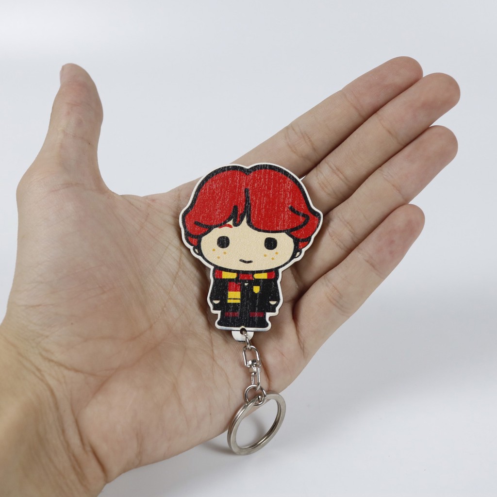 Harry Potter Móc khóa nhân vật chibi dễ thương chủ đề Harry Potter làm quà tặng giáng sinh