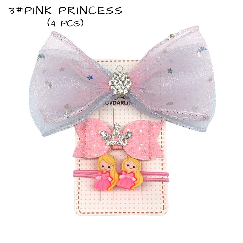 Kẹp Tóc Đính Kim Sa Dễ Thương Cho Bé Gái