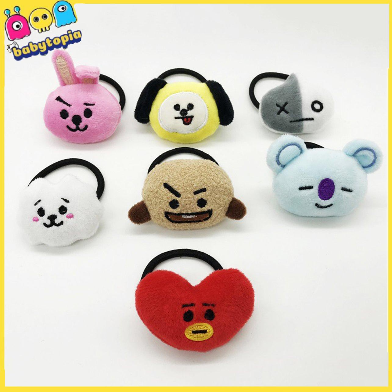 Dây Buộc Tóc Mini Hình Bt21 Dễ Thương