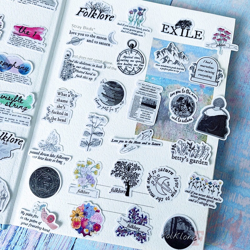 Bộ 40 miếng dán trang trí album ảnh taylor Swift Q-2 mini DIY