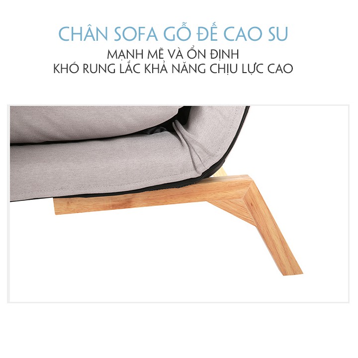 Ghế lười, ghế bành sofa thư giãn nằm đọc sách xem phim kèm đôn