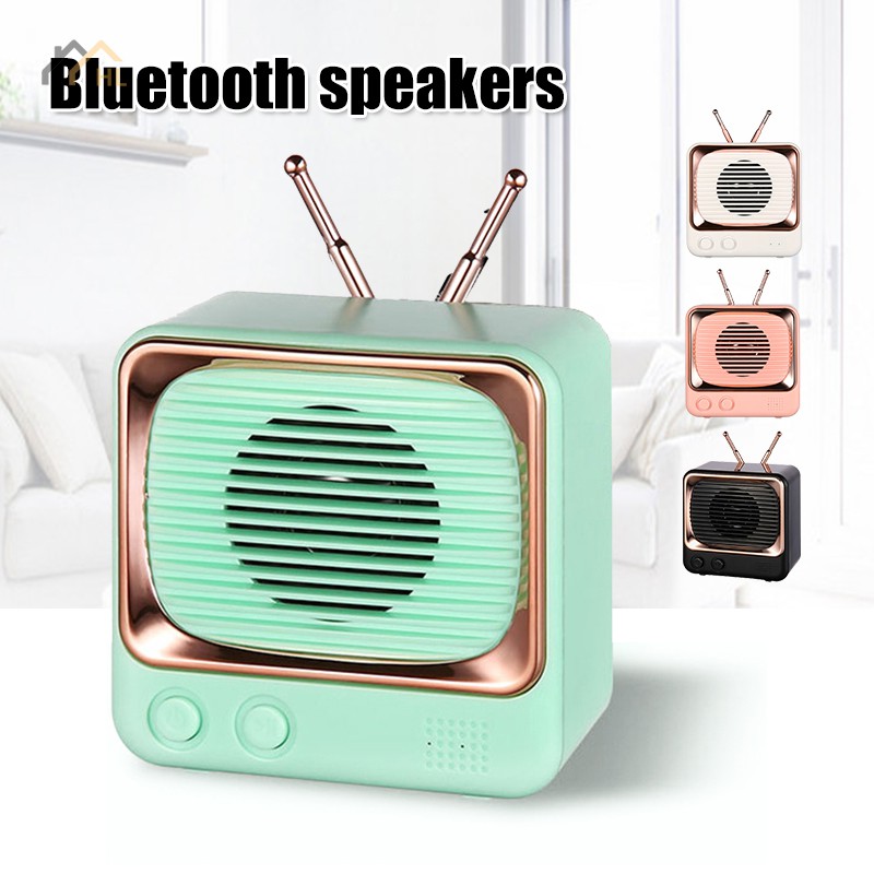 Loa Bluetooth Không Dây Hình Tv Cổ Điển