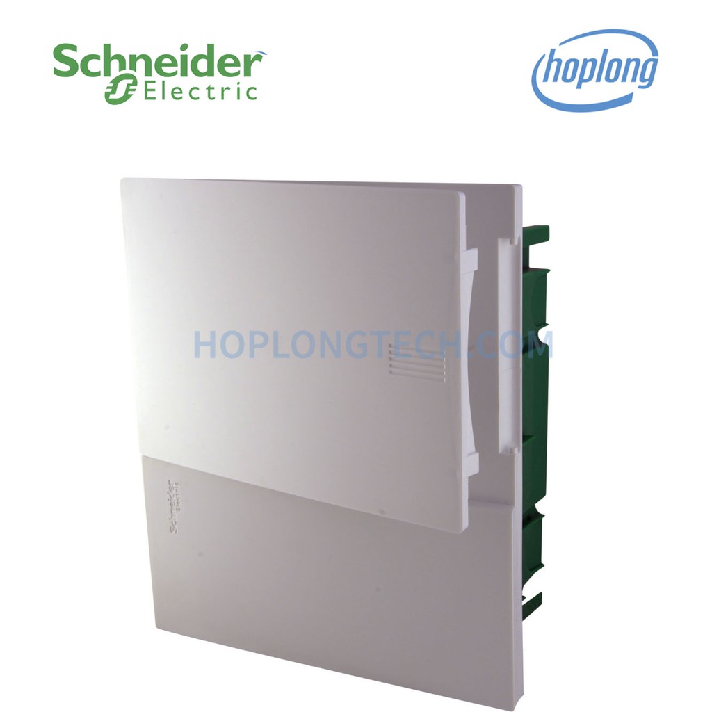 [CHÍNH HÃNG] MIP22108 Tủ điện âm tường Minipragma cho 8 mô đun cửa trắng SCHNEIDER