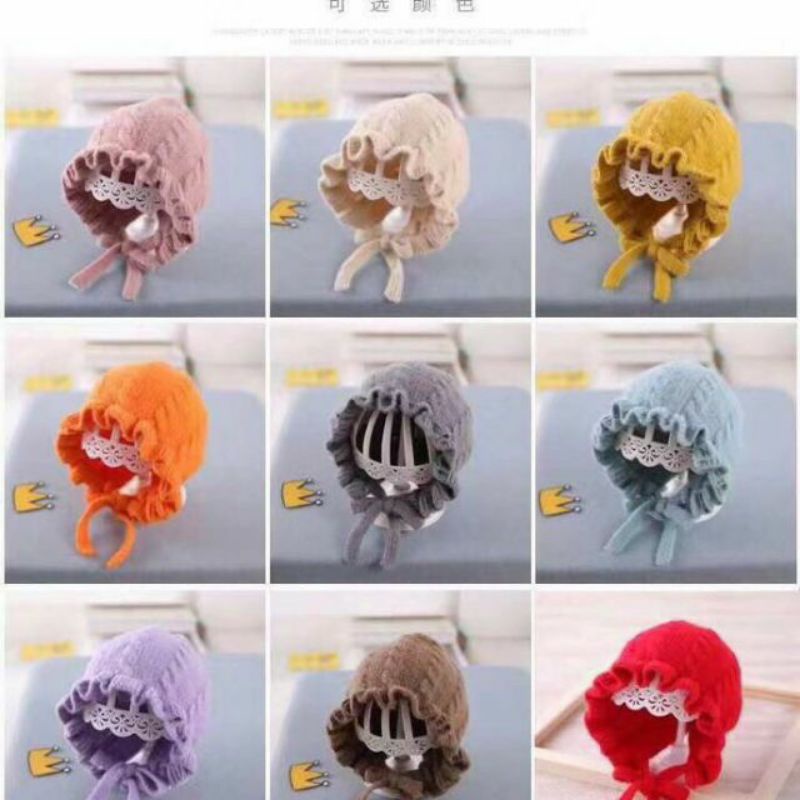 Mũ len bèo đáng iu cho bé