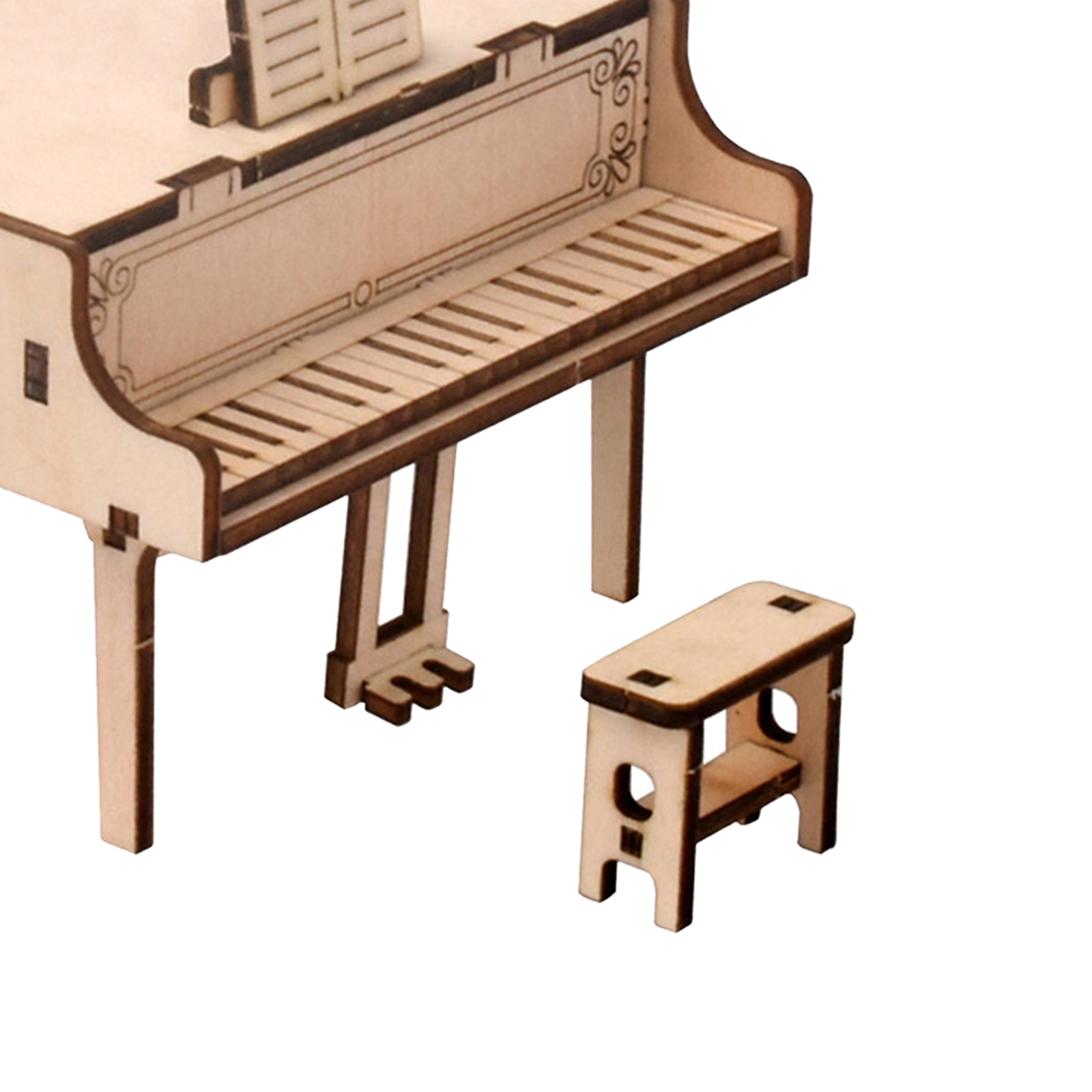 Bộ Lắp Ráp Đàn Piano 3d Bằng Gỗ