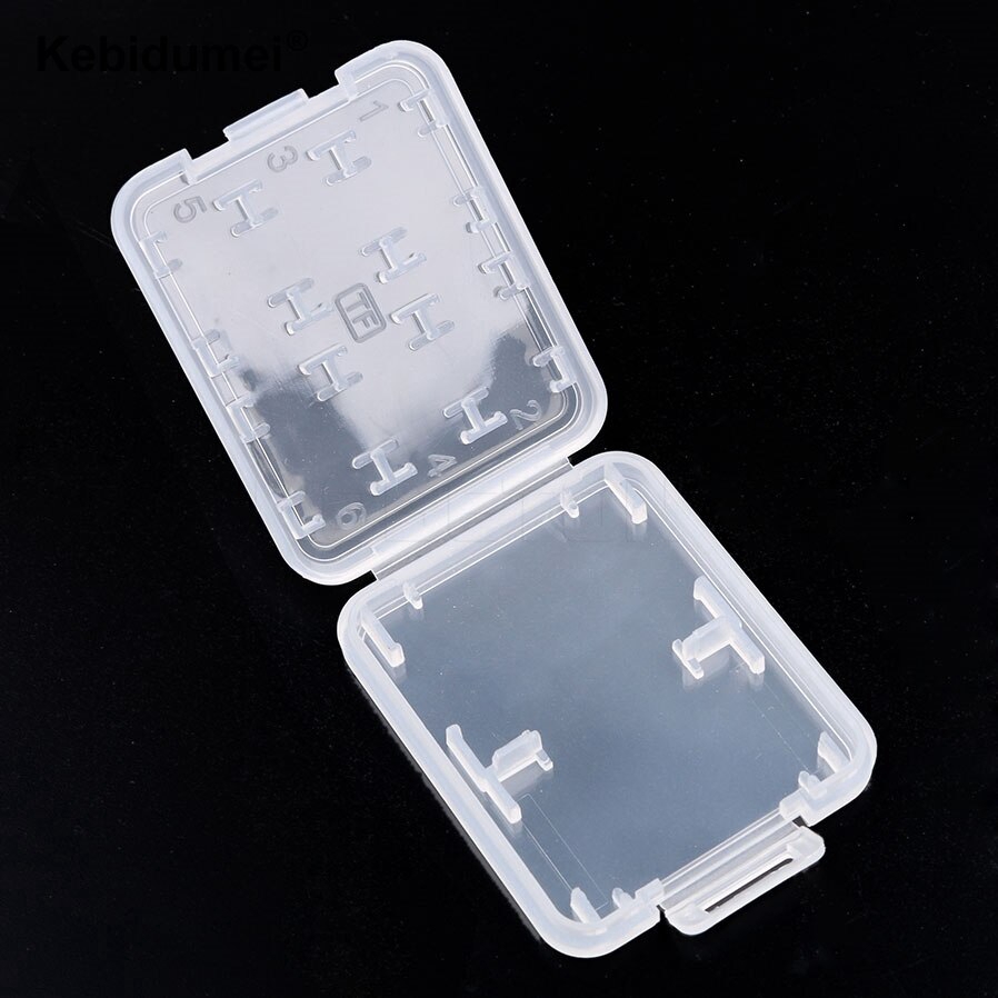 Hộp nhựa cứng chia 8 ngăn đựng thẻ nhớ Micro SD