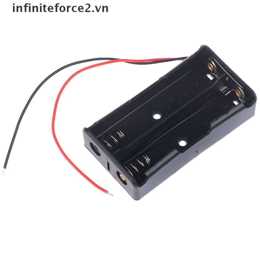 1 Hộp Nhựa Đựng Pin Li-Ion Diy Cho 2 / 3 / 4x3.7v 18650 In
