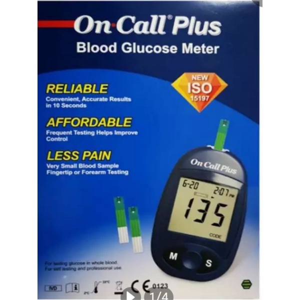 Máy đo đường huyết One call plus tặng 1 hộp que Onecall plus 25 que