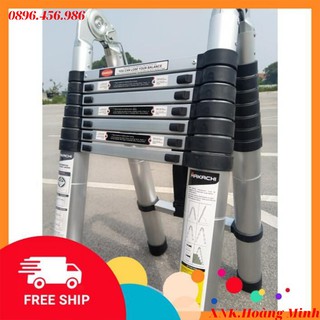 Thang nhôm rút chữ a 2m2 + 2m2 hakachi hm14cp - 4m4 - bh 24 tháng. . mới nhất. hm14cp. thang nhôm cao cấp