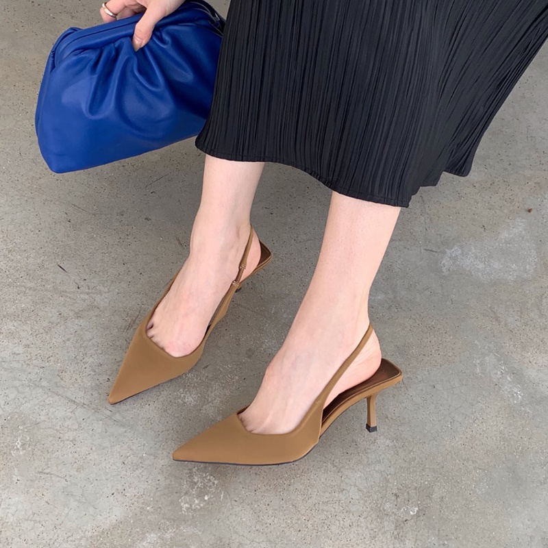 Giày Cao Gót Hở Ngón Thời Trang Thanh Lịch Dành Cho Nữ