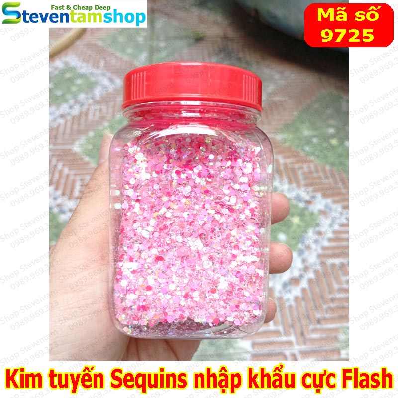 Kim tuyến Sequins siêu Flash mã 9725