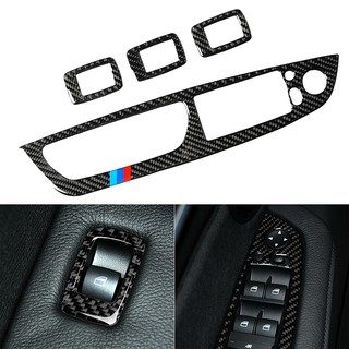 Khung viền bảng điều khiển cửa sổ bằng sợi carbon chuyên dùng cho bmw x5 e70 x6 e71