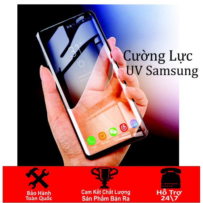 ính Cường Lực Full Keo UV SS GALAXY S7e/S8/S8plus/S9/S9plus/Note8/NoteFE/Note7/Note9- Hàng chuẩn