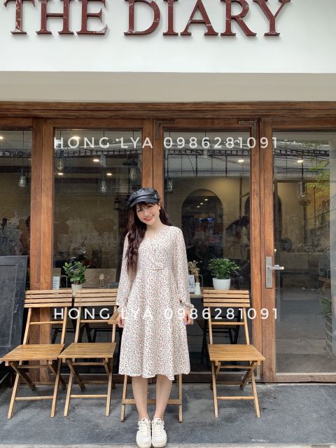 Váy tiểu thư hoa nhí bánh bèo xinh xắn