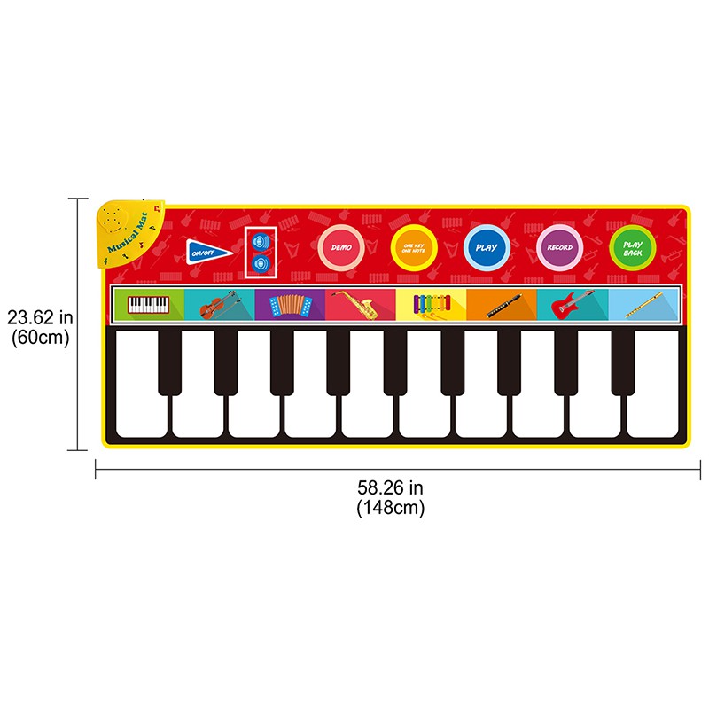 Thảm Đàn Piano Đa Năng 8 Cách Sử Dụng Cho Bé