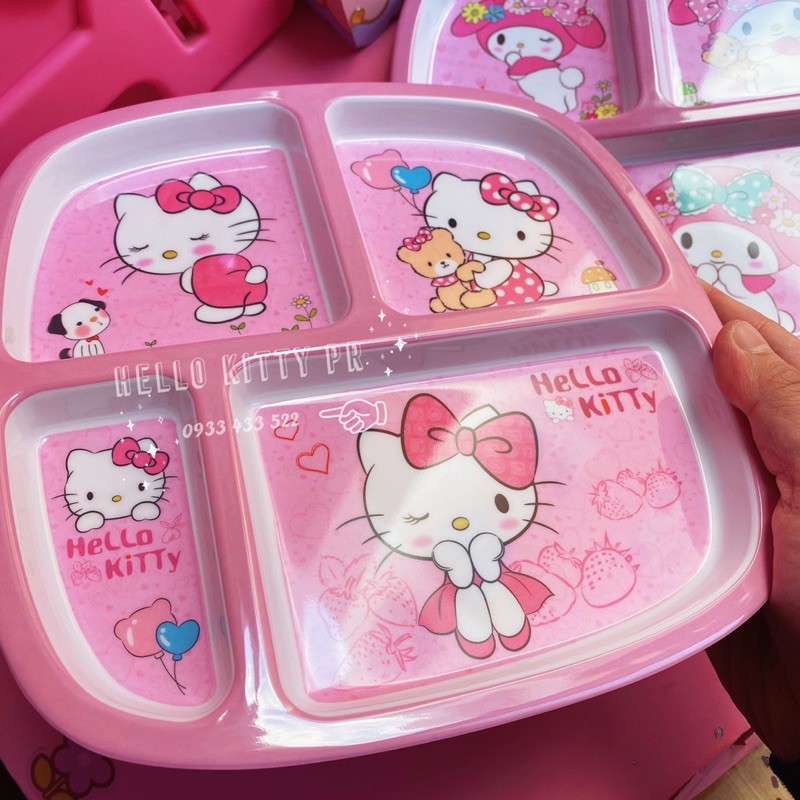 Khay 4 ngăn HelloKitty - Doremon Doraemon