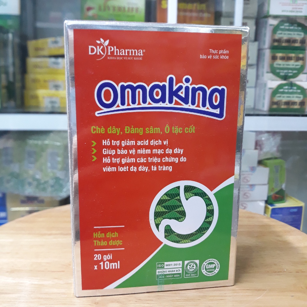 Thảo Dược Dạ Dày Omaking Hộp 20 Gói x 10ml